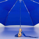 Umbrella Royal Blue Compact Eco-Friendly Wind Resistant