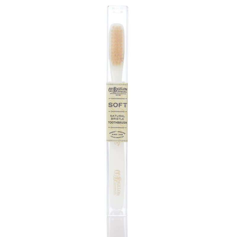 Toothbrush Natural Bristle - Soft Ivory