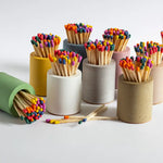 Match Striker Concrete Cylinder: Blue