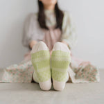 Socks Cotton Linen Jacquard