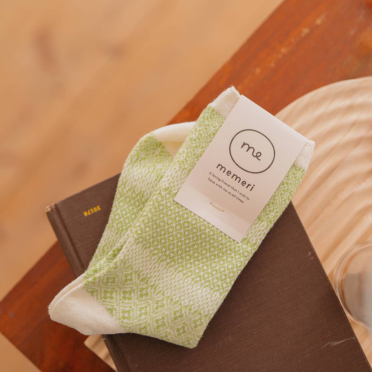 Socks Cotton Linen Jacquard