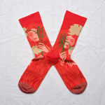 Socks Visages Red