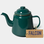 Falcon Enamel Teapot with durable enamel coating, perfect for brewing and serving tea with a classic design.