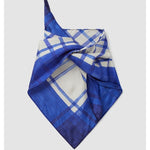 Bandana Painted Table Silk Cobalt