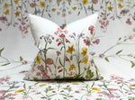 Cushion 'Our June' floral linen cushion 20x20