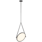 Dot Stance 13" Rotating Pendant: Matte Black