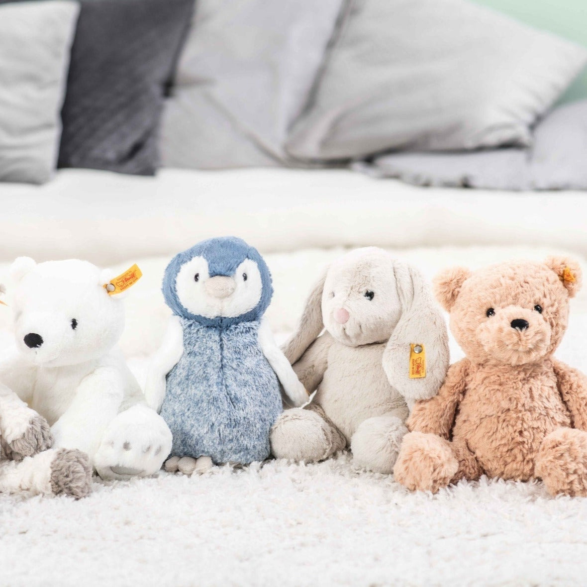 Hoppie Rabbit Light Grey