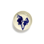 Breakfast Plate: Off-White / Blue