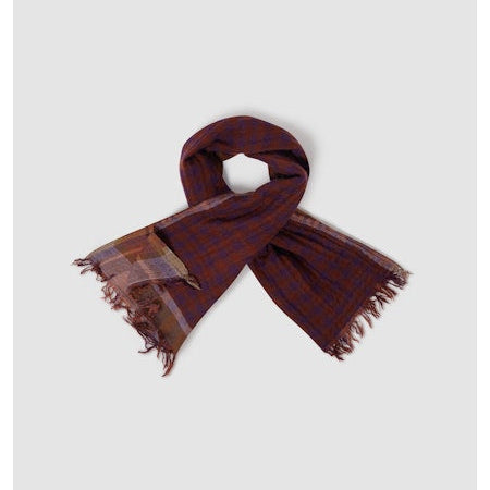 Scarf Fen Dark Aubergine