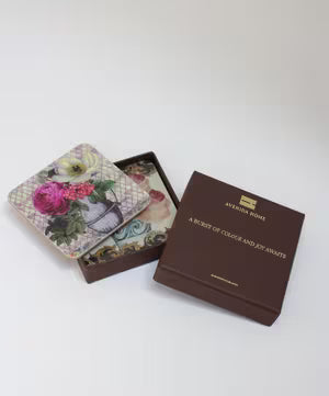 Coasters Vintage Floral Set of 4