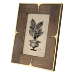 Frame Wood & Brass 4x6