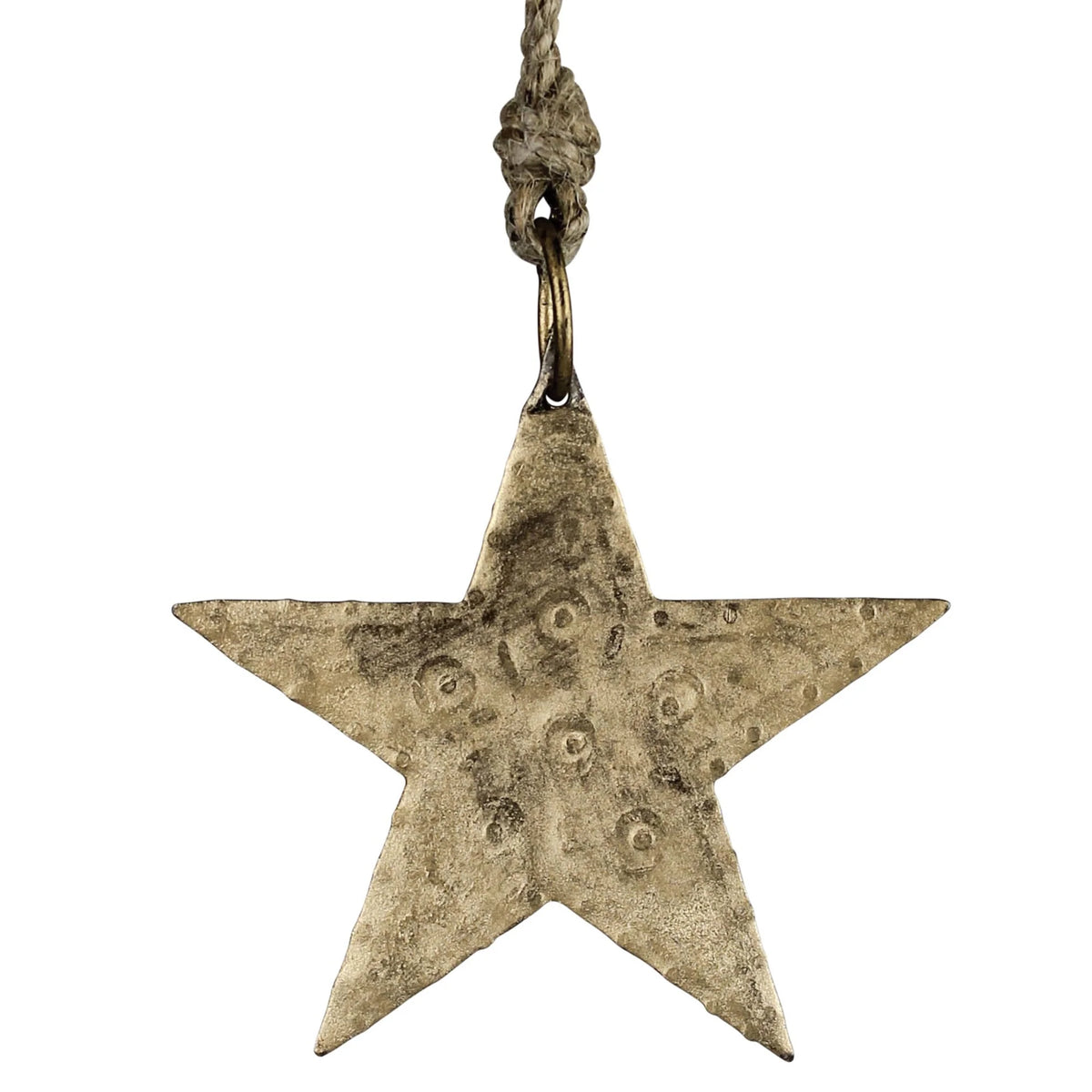 Antique Pressed Brass Star