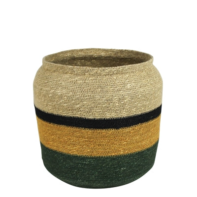 Baskets - Medina striped seagrass