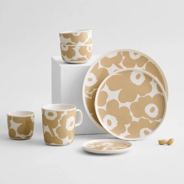 Unikko Plate- Beige