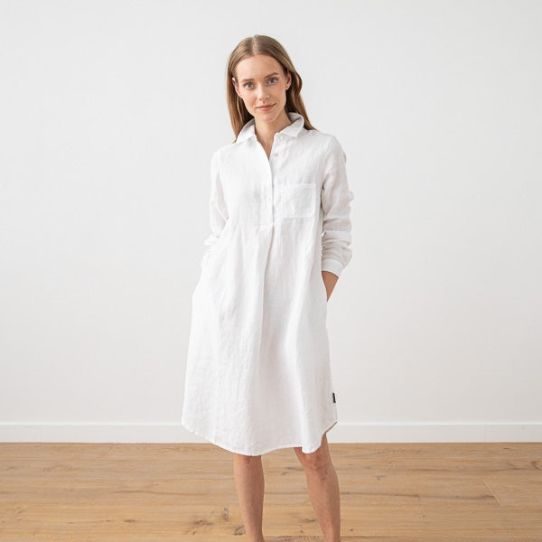 Camilla Linen Shirt Dress