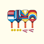 Pickleball Set - 4 Pack - Classic Collection