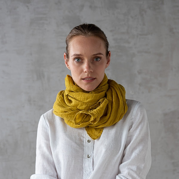 Linen Scarf Garza