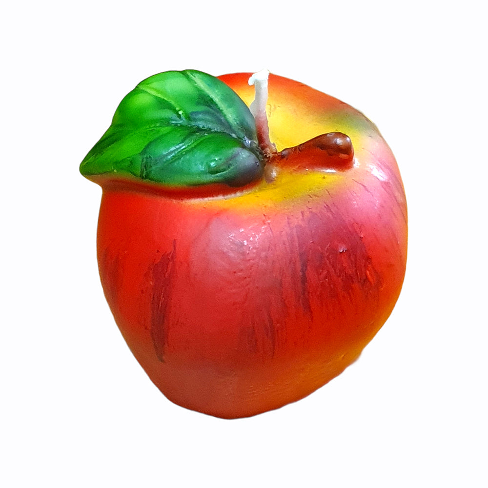 Candle Apple w/Leaf