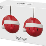 Hoptimist Holiday Santa Ornament - set of 2