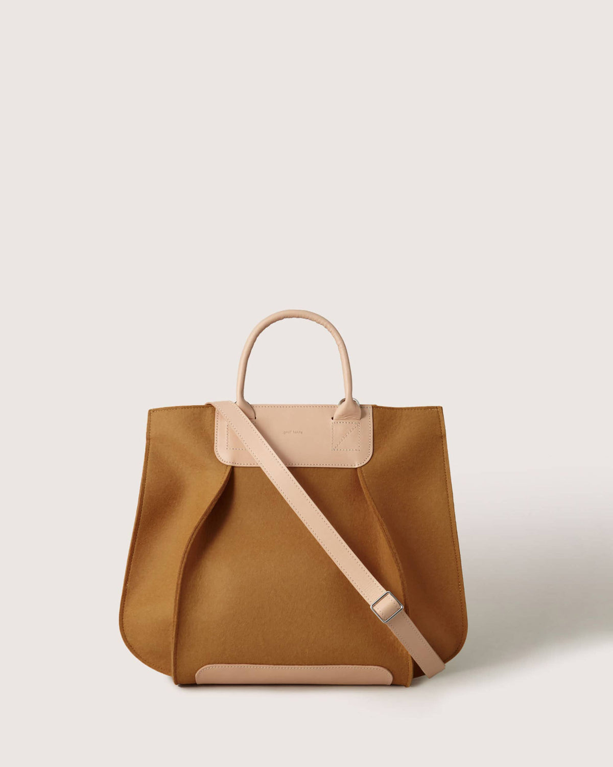 Frankie Merino Wool Tote in Honey