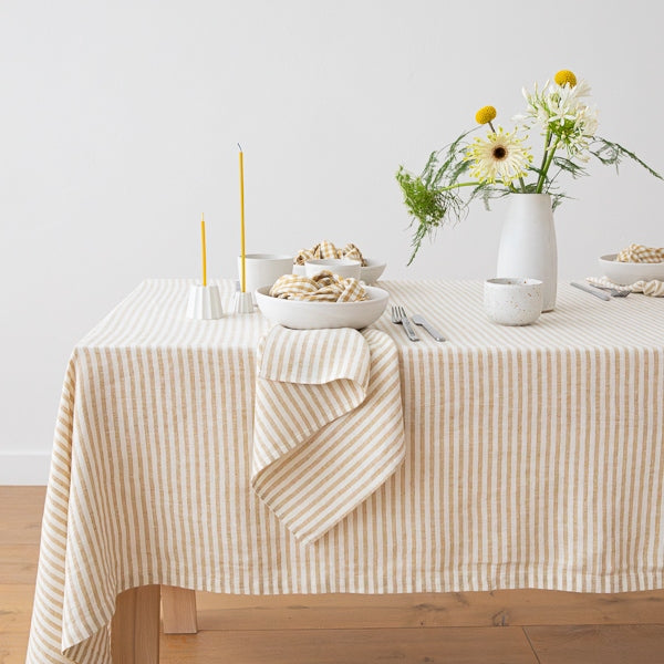 Brittany Linen Napkin Antique Gold