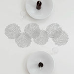 Coasters Dahlia (Set of 6) - Silver