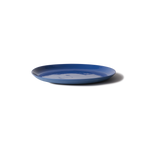 Handmade Traditional Charger Plate in porcelain, perfect for serving cakes or as a multi-use platter. Features smooth stone-like exterior and clear glazed interior.