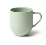 Handmade Porcelain Round Mug, light grren colored. Made in sydney, australia. 