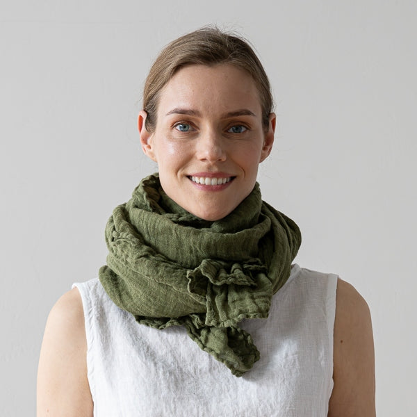 Linen Scarf Garza