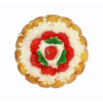 Candle Meringue & Strawberry Cake - 6"h x6"w
