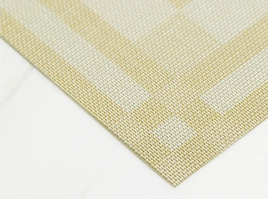 Handkerchief Wheat Compact Rectangle Placemats