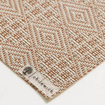 Placemat Boxwood Burnt Coral Rectangle