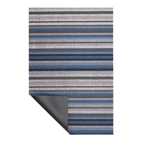 Rug Shag Horizon Stripe 24x36 Deep Sea