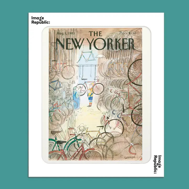 The New Yorker 59 Sempe Garage Bikes 1983