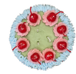 Candle Cream Mixed Cake - 5.5"h x 8.5"w