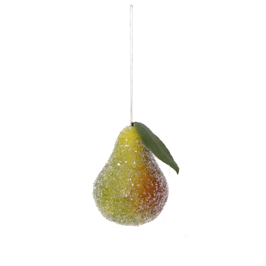 Spun Cotton Ornament: Pear