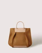 Frankie Merino Wool Tote in Honey