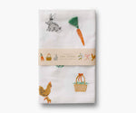Spring Farm EmbroideredTea Towel