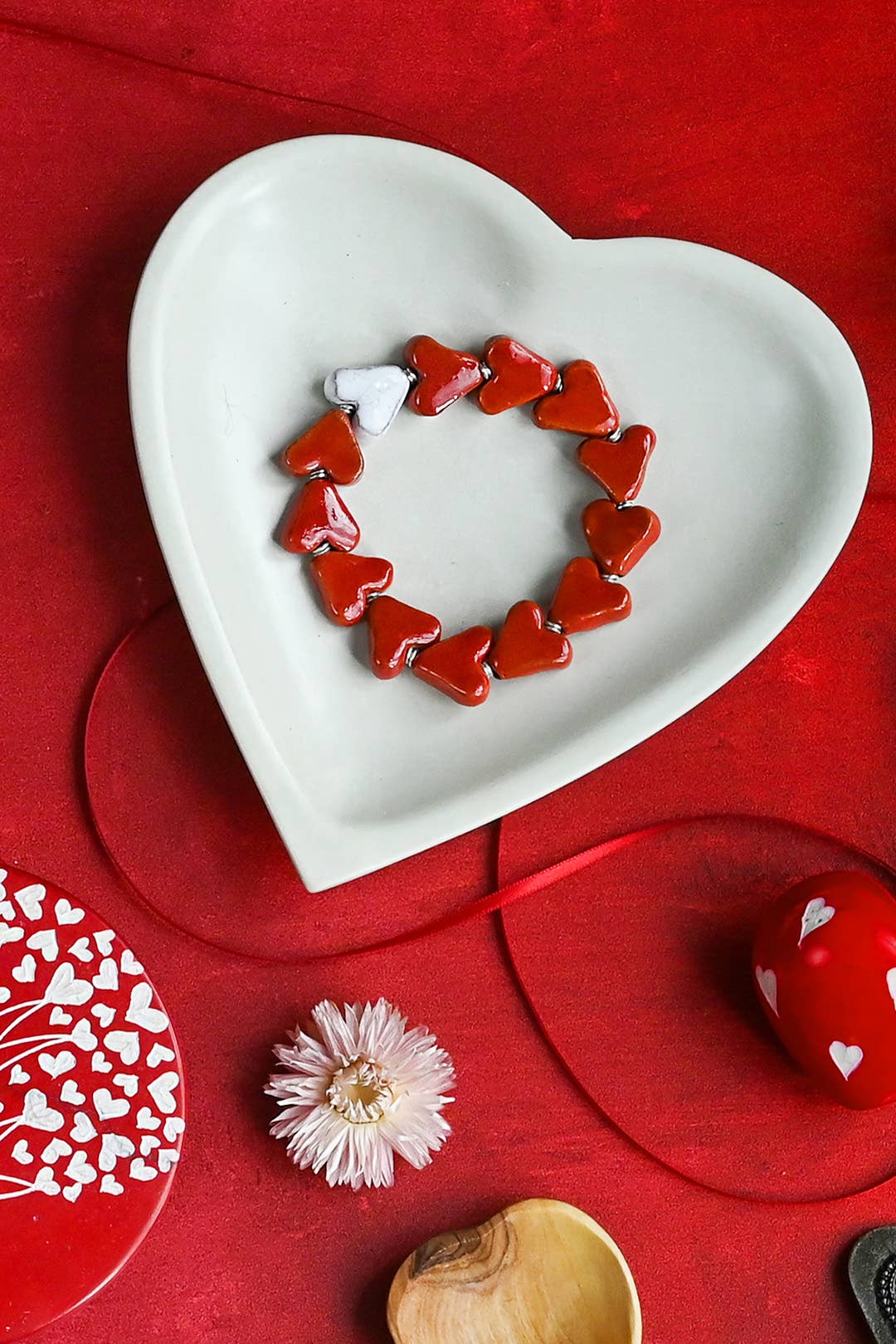 Dish Natural Soapstone Heart