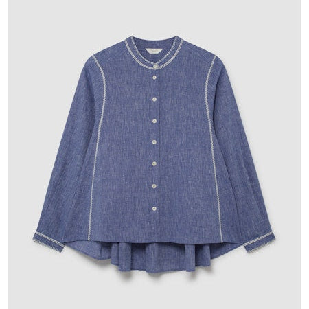 Shirt Embroidered Chambray XS