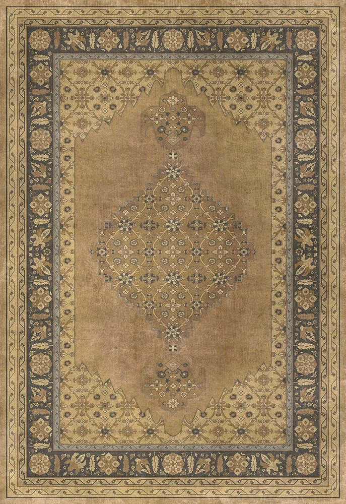 Vinyl Floor Mat: Persian Bazaar - Antique Agra Jahan (24x36)