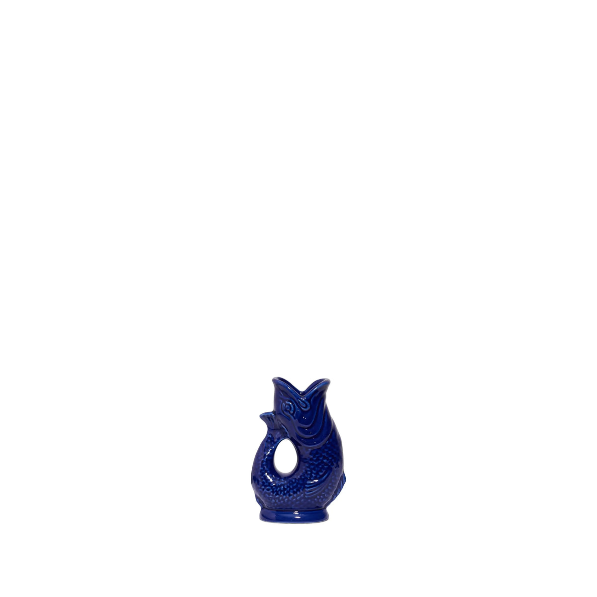 Cobalt Blue Gluggle Jug