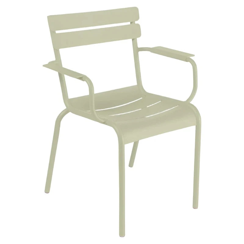 Luxembourg Arm Chair: Willow Green