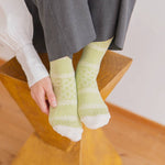 Socks Cotton Linen Jacquard