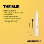 Lighter MJR Electric Arc - White