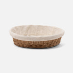 Rattan Round Basket w/ Liner