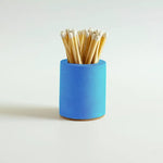 Match Striker Concrete Cylinder: Blue