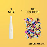 Lighter MJR Electric Arc - White
