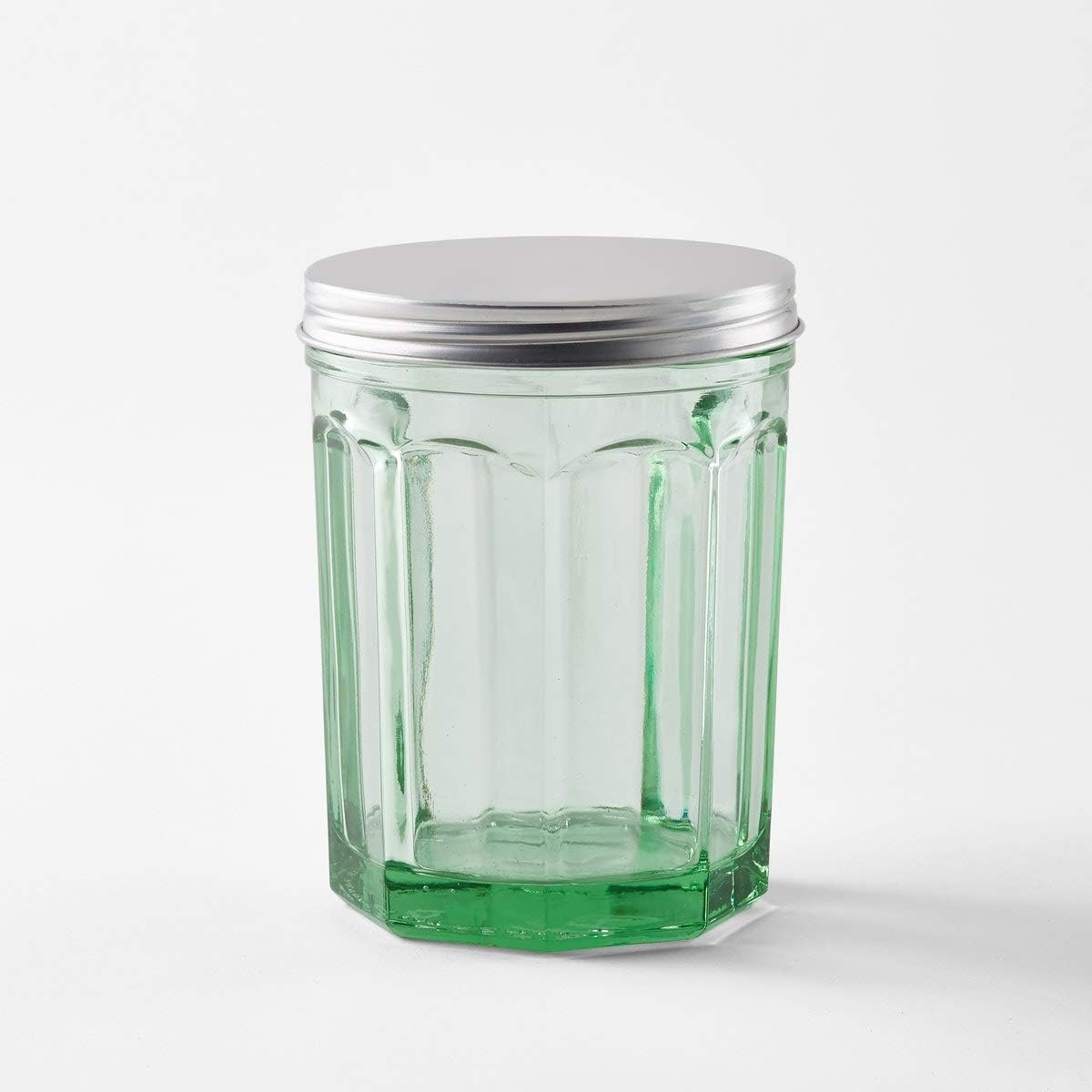 Green Glass Jar - Tall