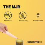 Lighter MJR Electric Arc - White